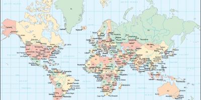 Երկիրը Գանան աշխարհի քարտեզի վրա